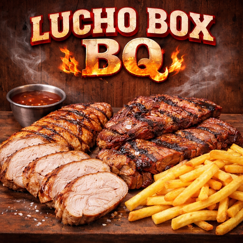 Lomo de cerdo 125g + carne 125g