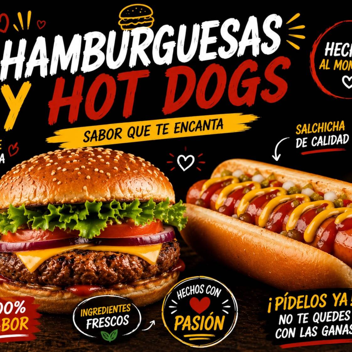 Paquete De Hamburguesa + Hot dog
