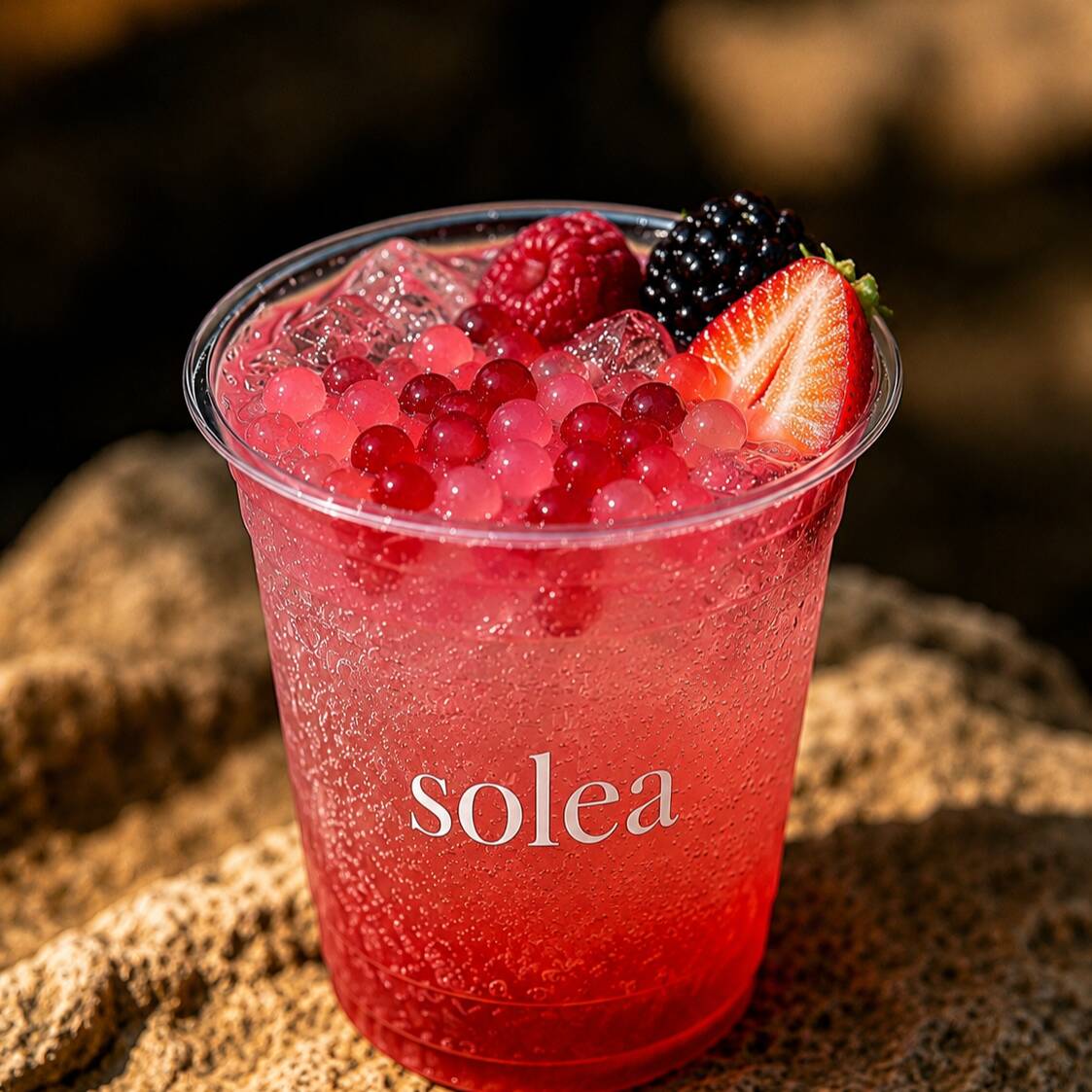 Soda De Frutos Rojos