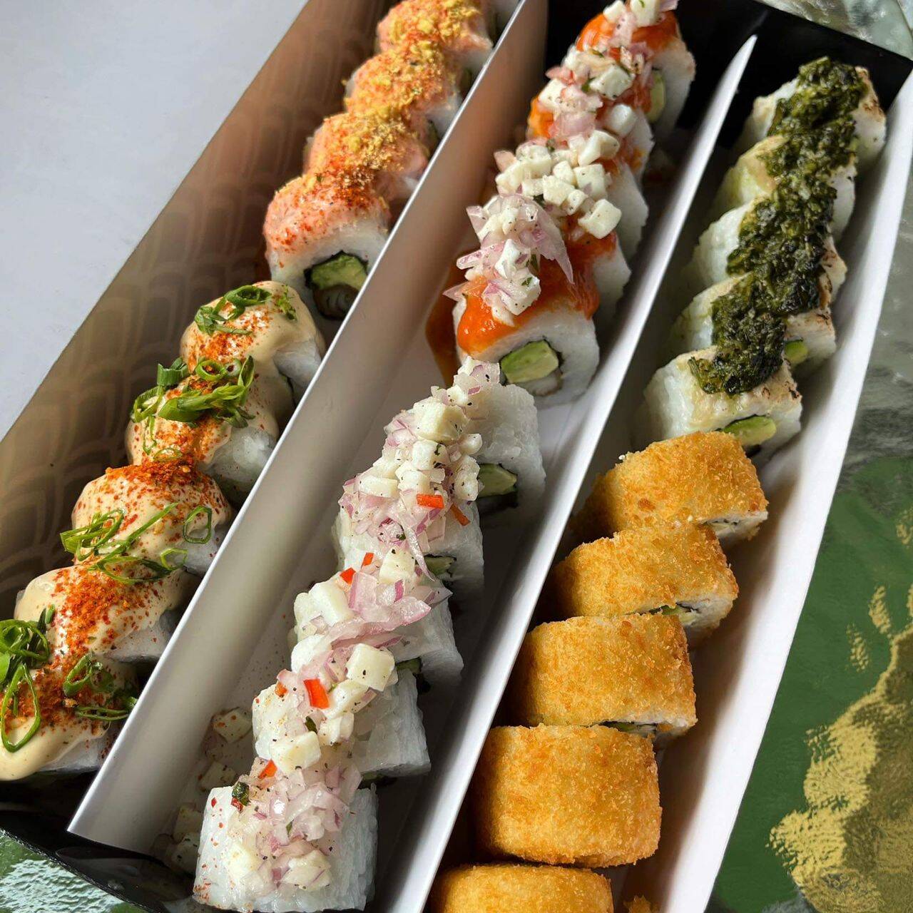 30 Makis de Pescado 6 Sabores