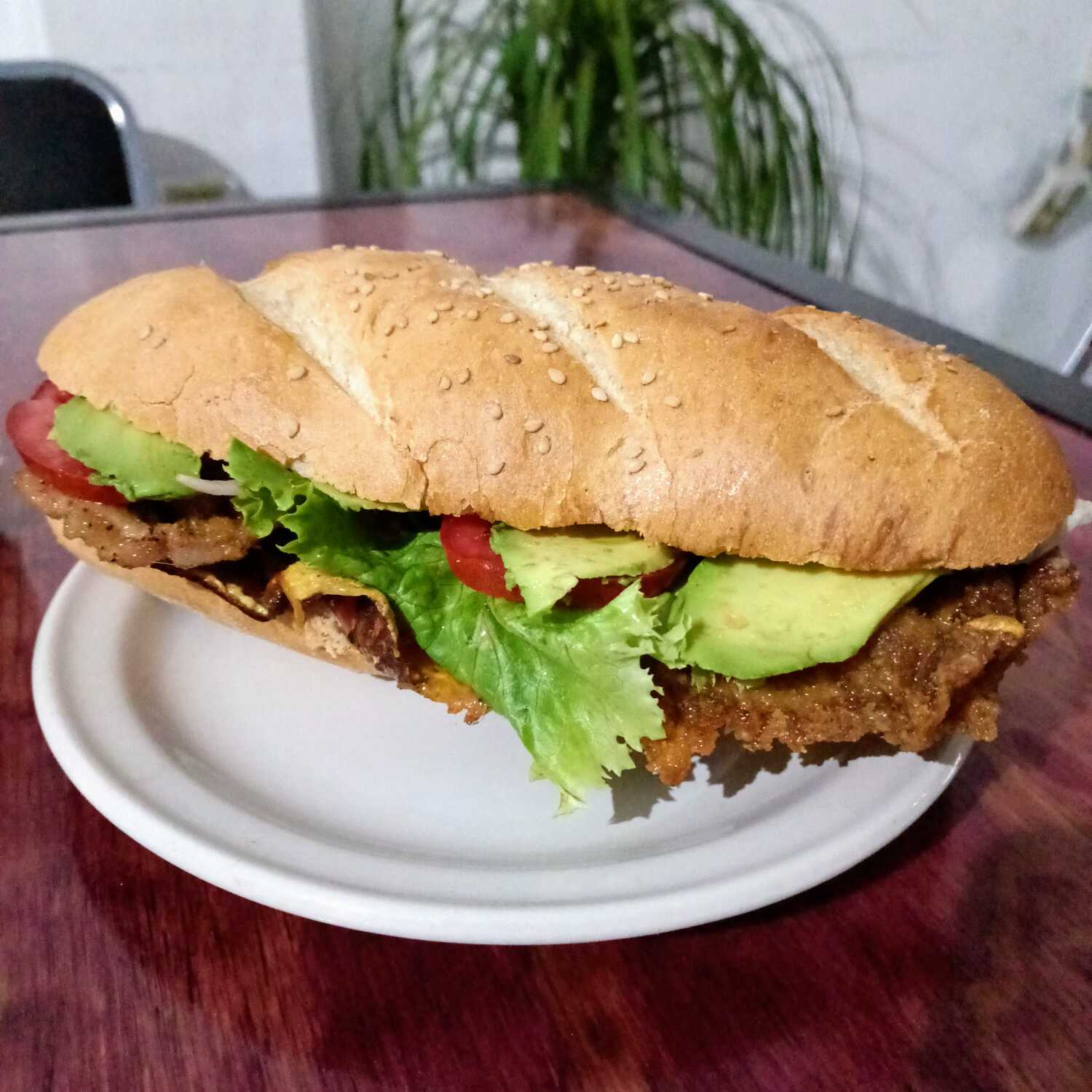 BAGUETTE DE MILANESA DE PUERCO