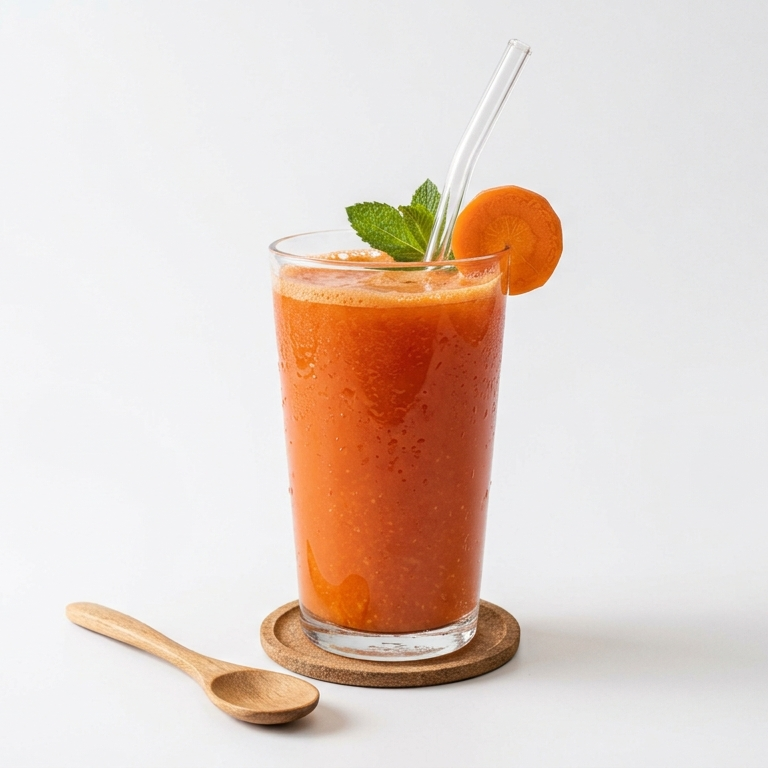Jugo natural de zanahoria