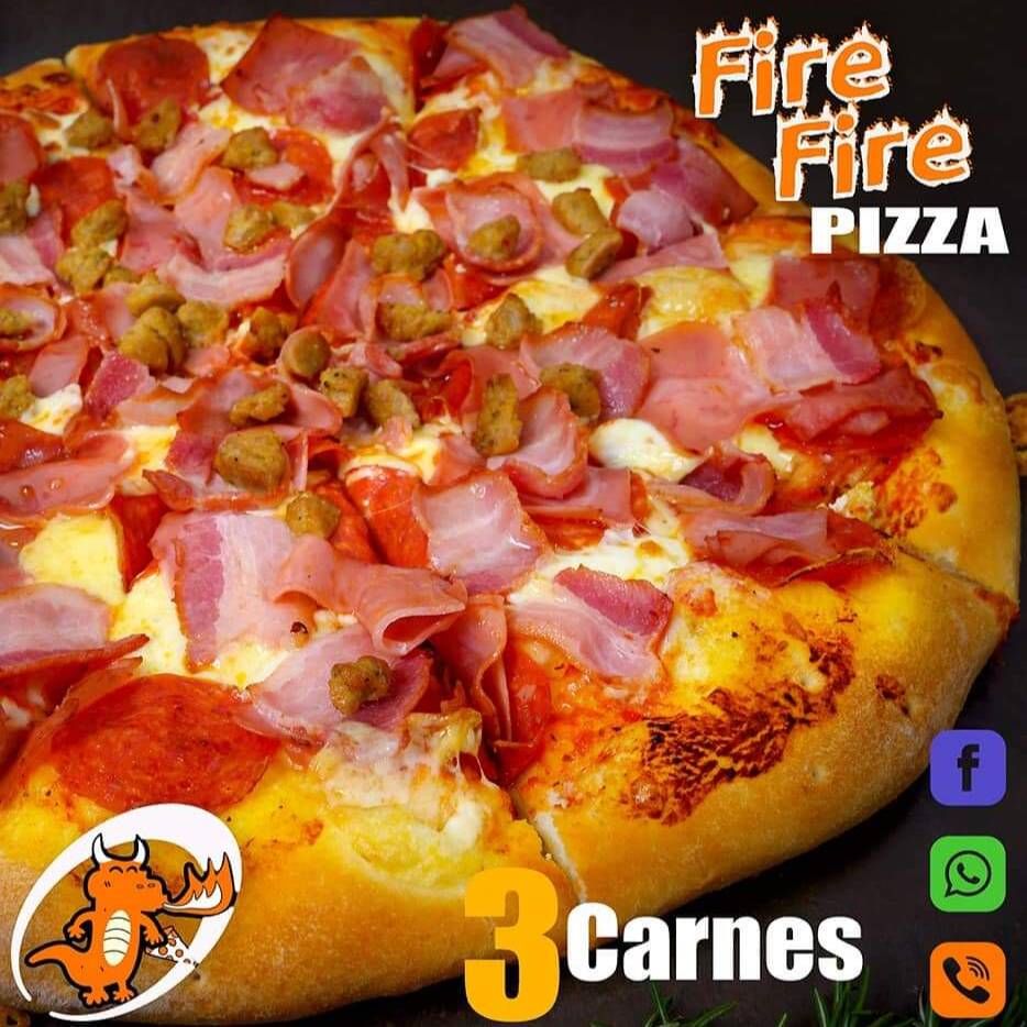 PIZZA MITAD PEPPERONI/3 CARNES