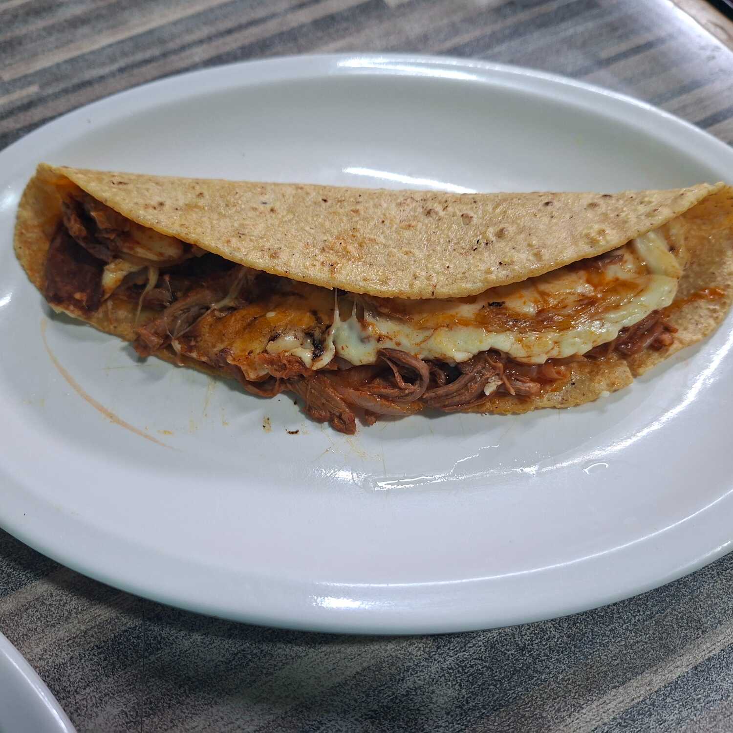 Quesadillas de Tinga de Rez con