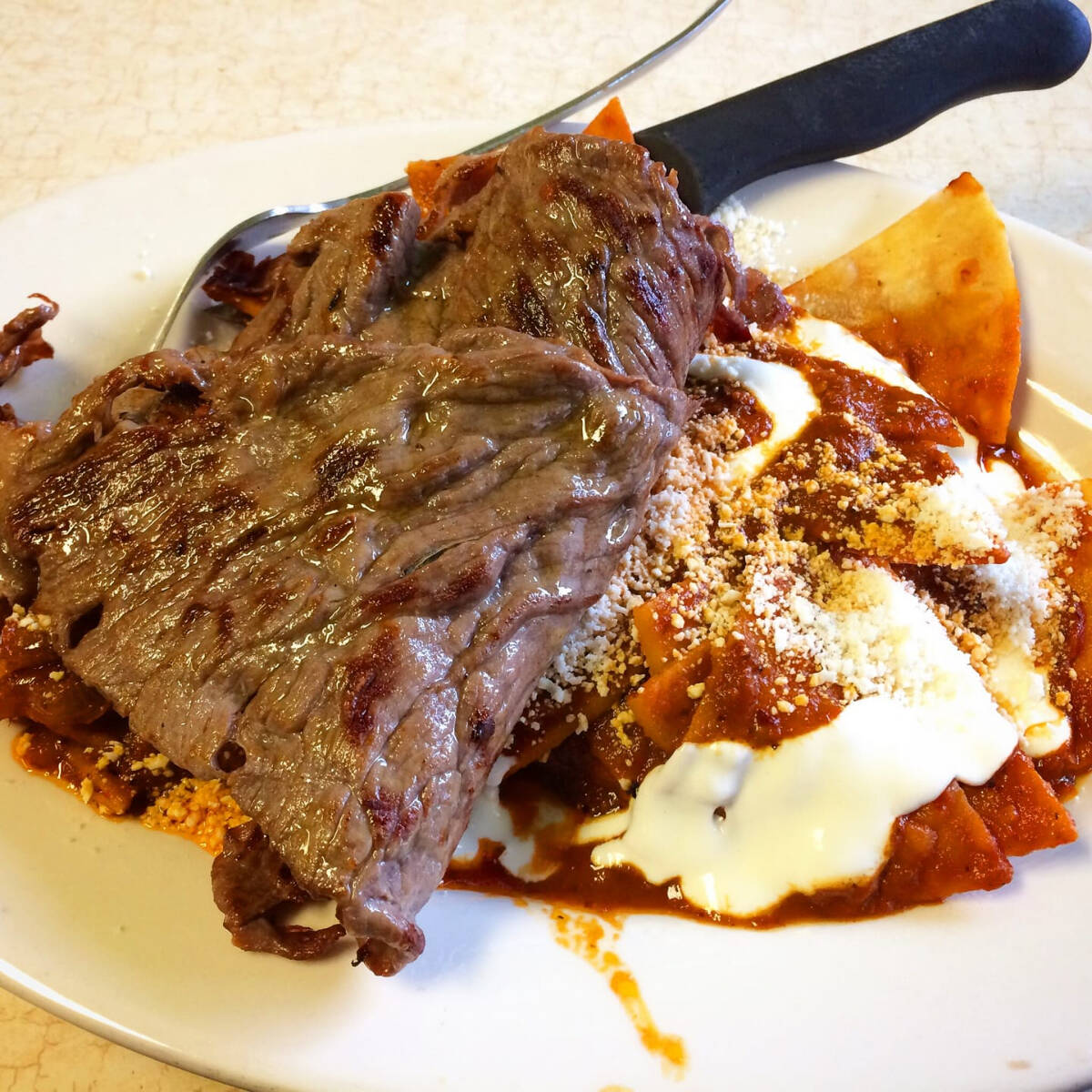 Con Cecina (Saladita y suave)