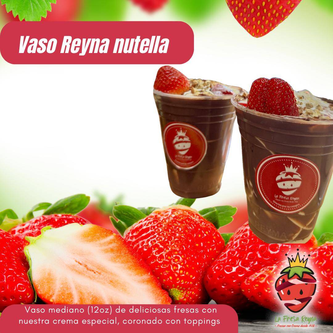 Fresa Reyna Nutella (12 oz)