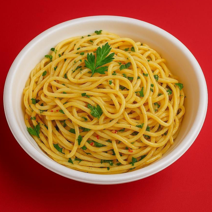 Clássico espaguete ao alho e óleo, simples e saboroso.