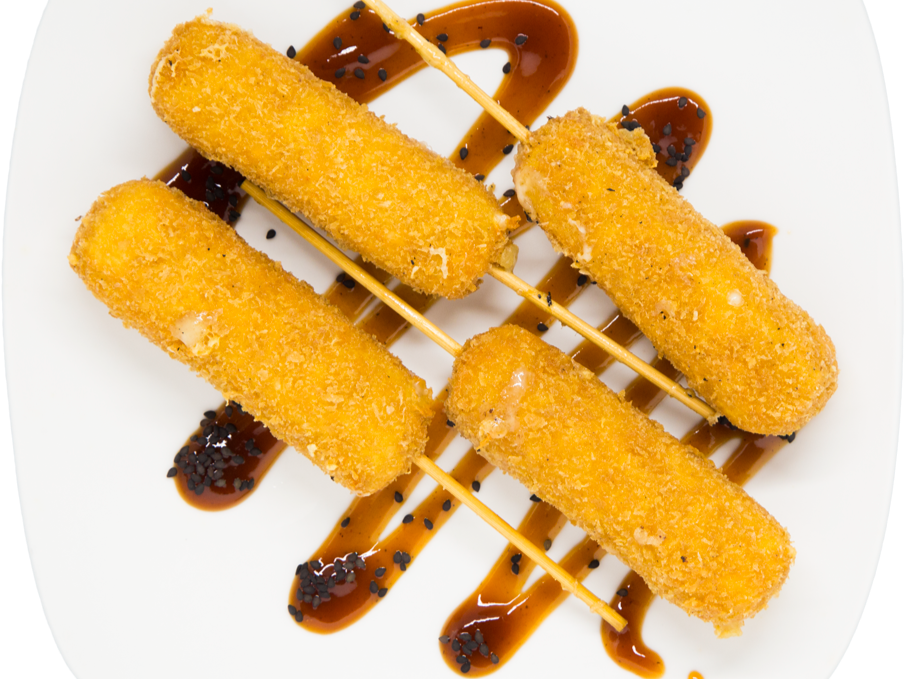 Kushiages de Queso Manchego