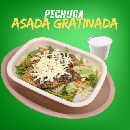 Pechuga Asada Gratinada