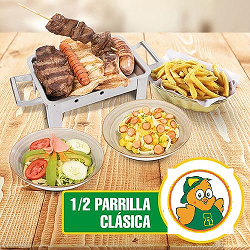 1/2 Parrilla Clásica