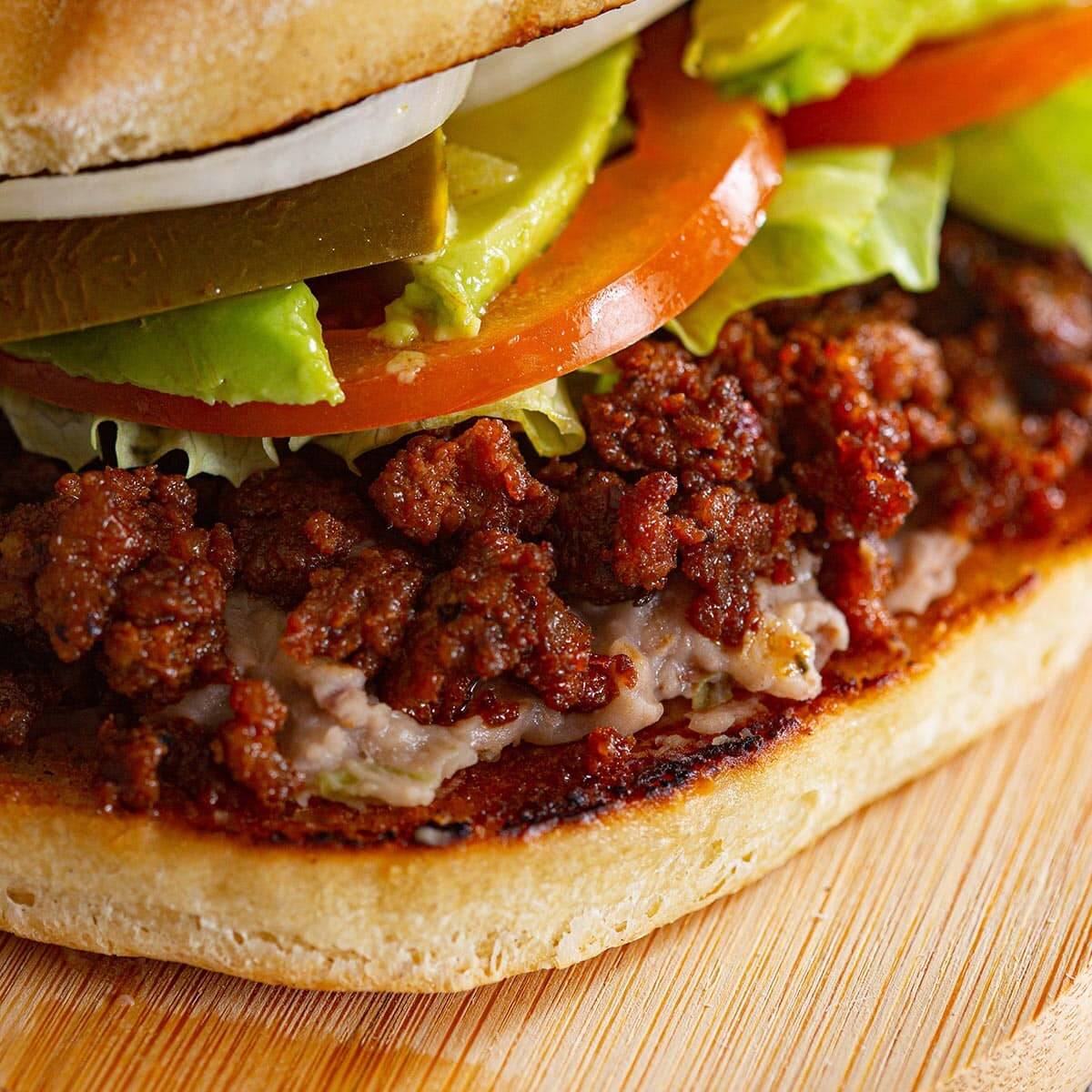 Torta de chorizo