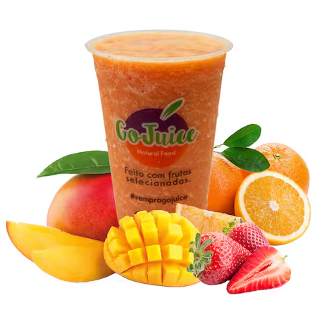 Manga + Morango + Laranja