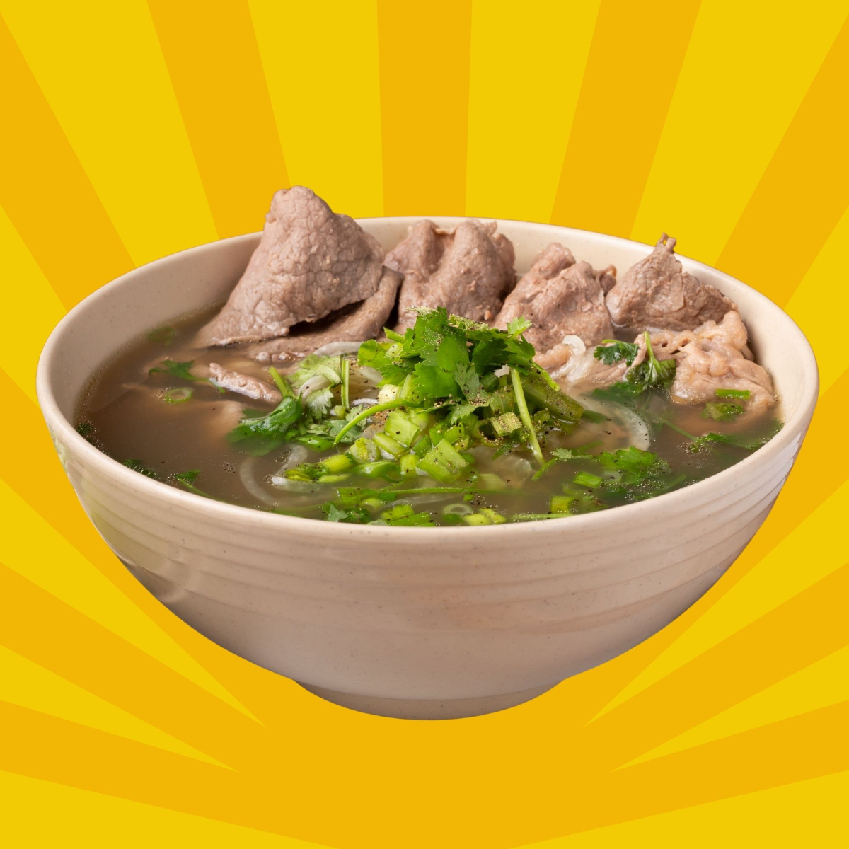 Pho con carne de Res