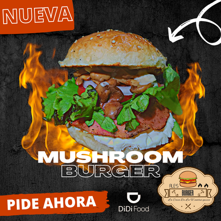 Mushroom burger