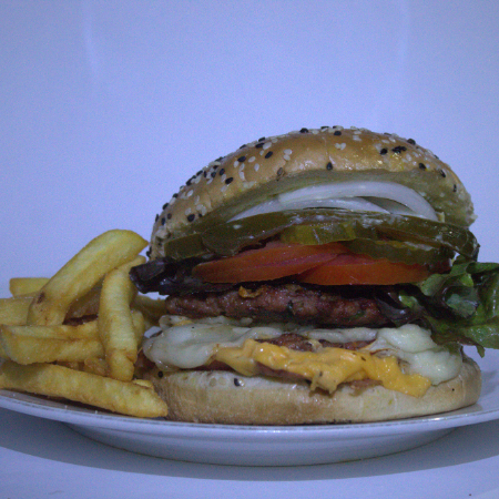Hamburguesa La Quesosa