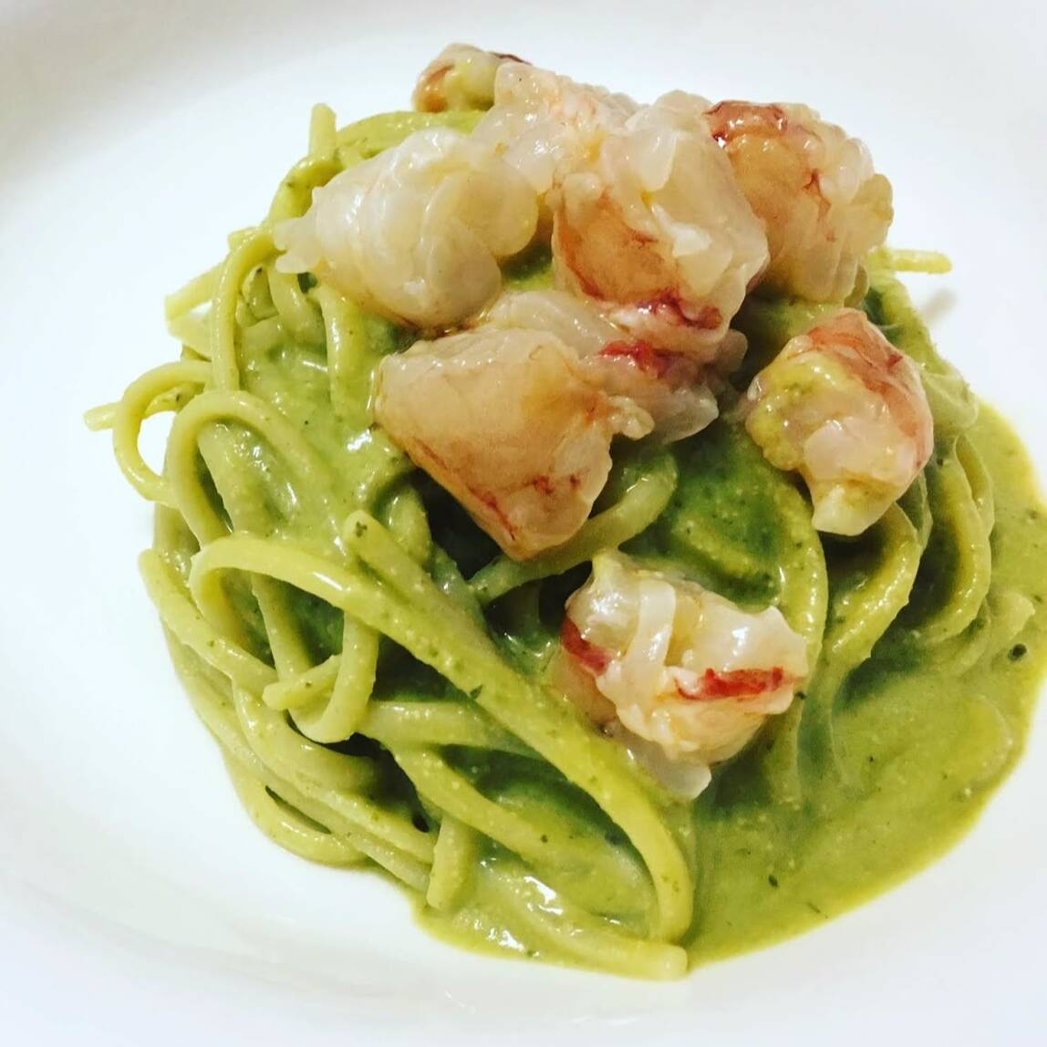 Pesto Artesanal Albahaca con Camarones y Lime