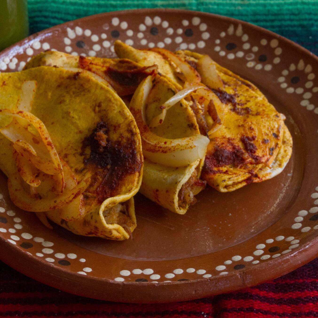 Taco de Canasta de Chicharrón Prensado