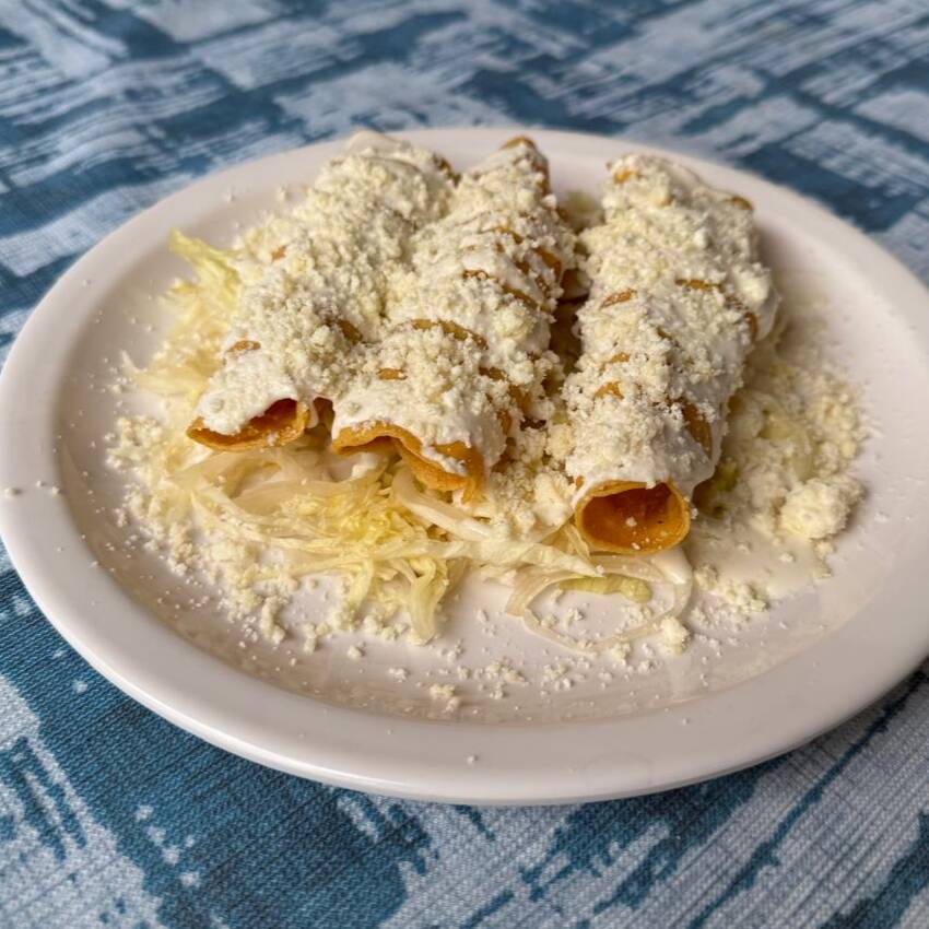 Tacos Dorados de Papa (3Pzas)