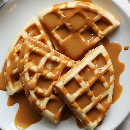 Wafle (Cajeta, lechera, nutella, hershey"s)