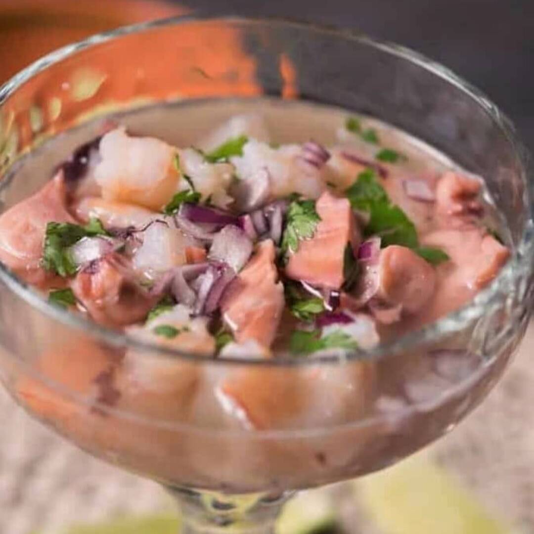 Coctel Mediano Camarón y Pulpo