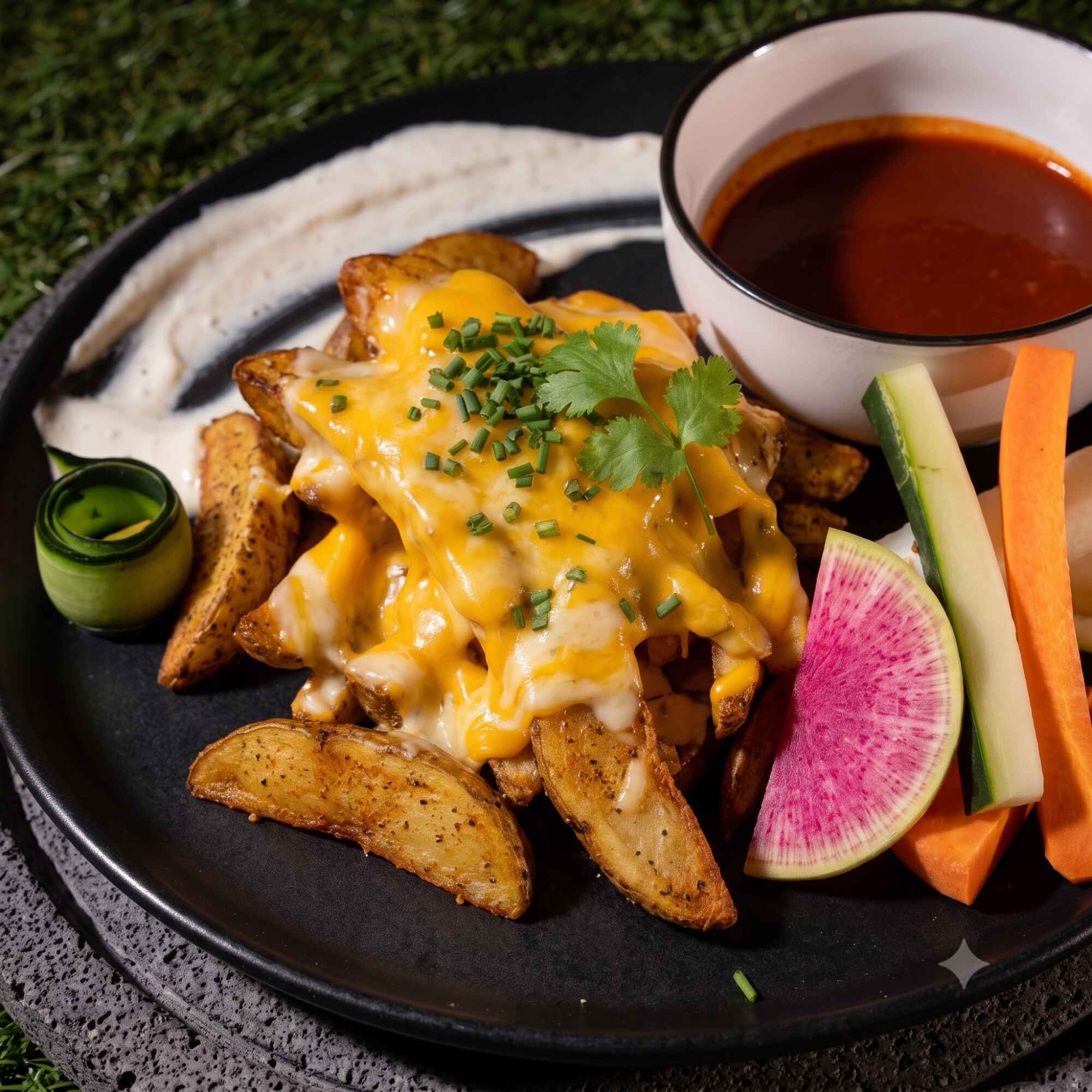 Papas Gajo Con Queso