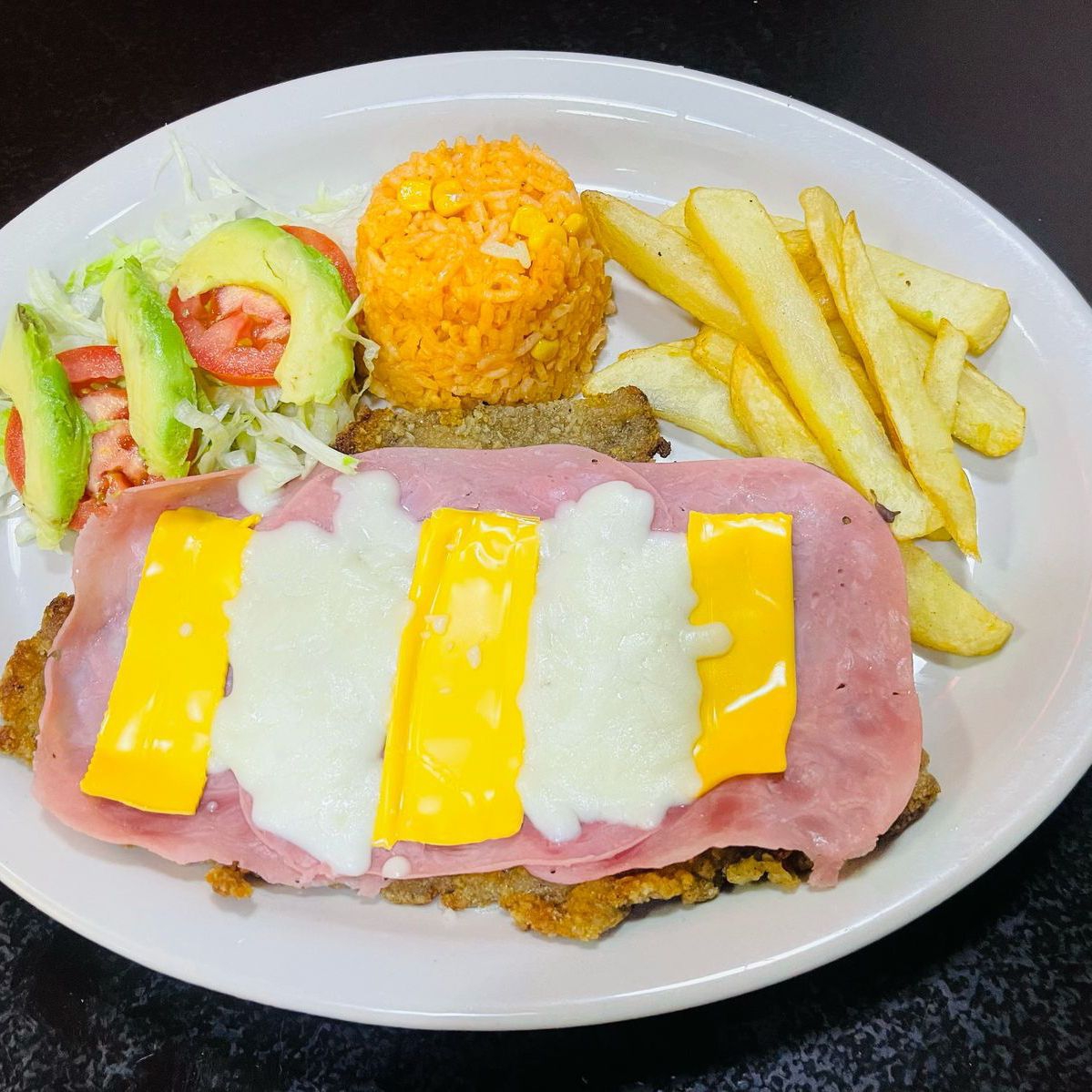 Milanesa a la Portuguesa