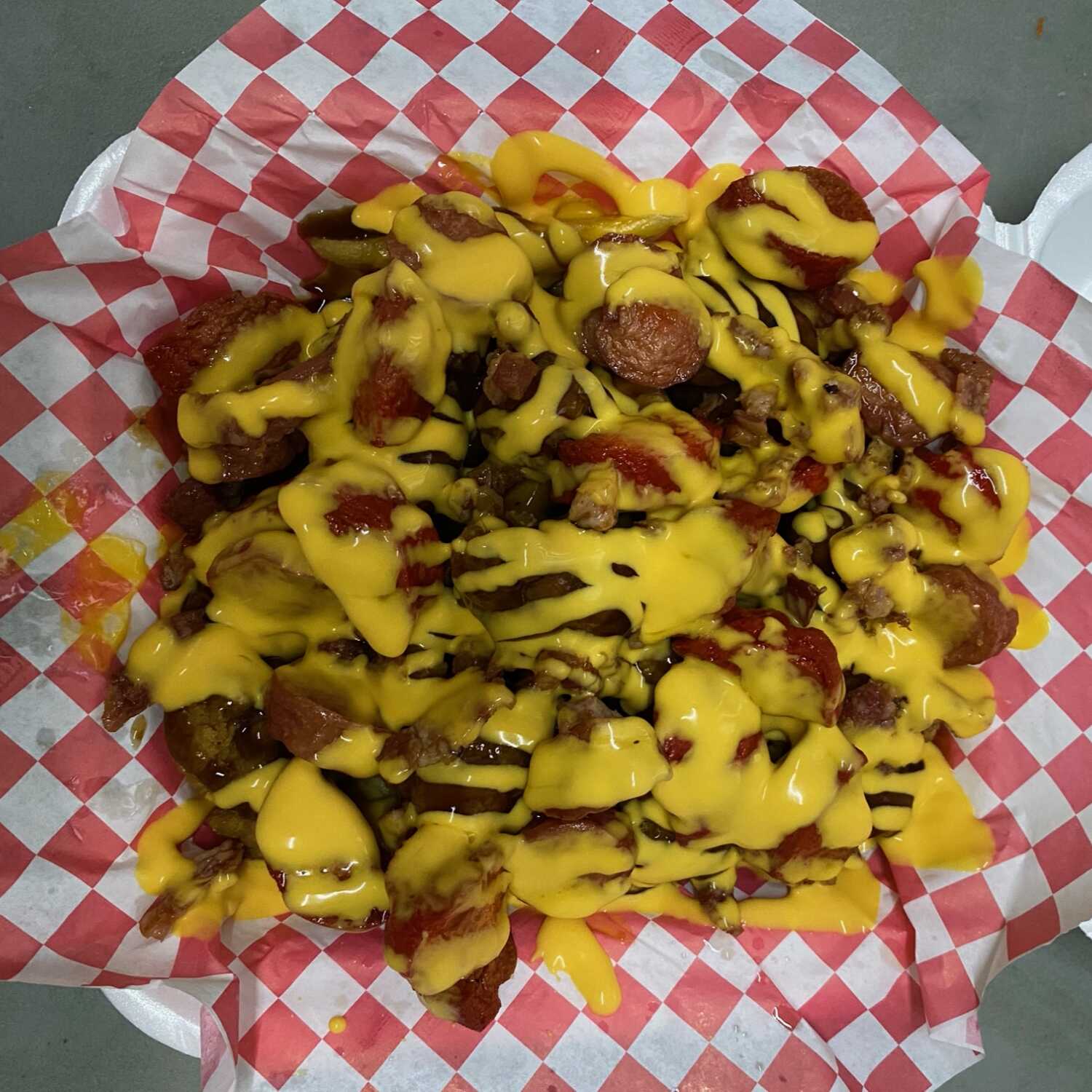 Papas Machines con Queso