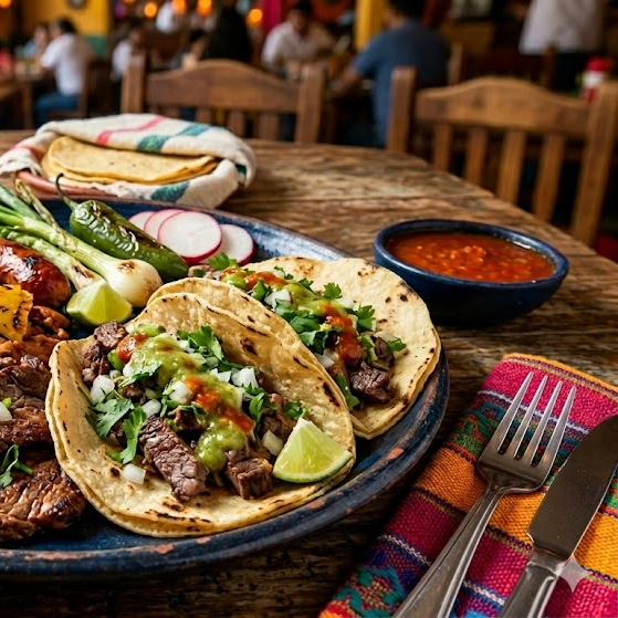 Platillo de 250g Carne o Mixto + Taco