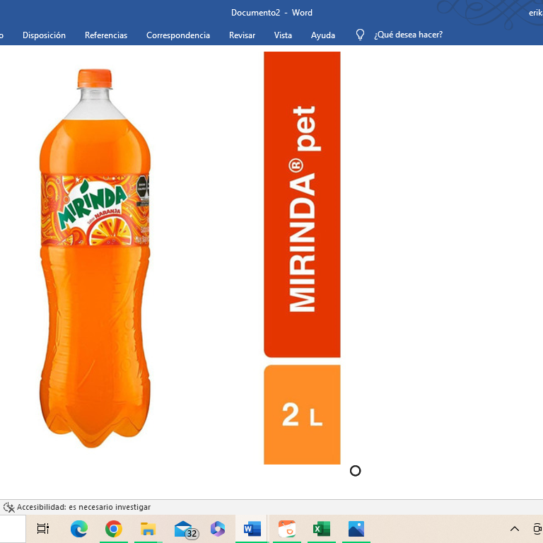 Mirinda 2 Litros
