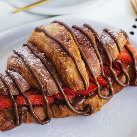 Croissant Fresa Nutella