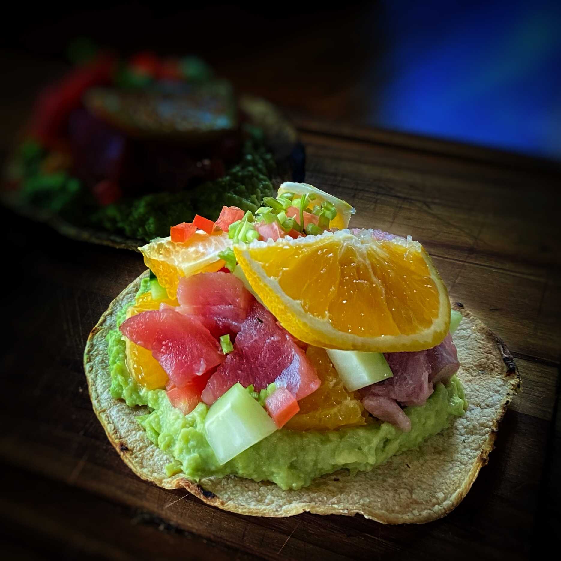 Tostada de Atún Fresco