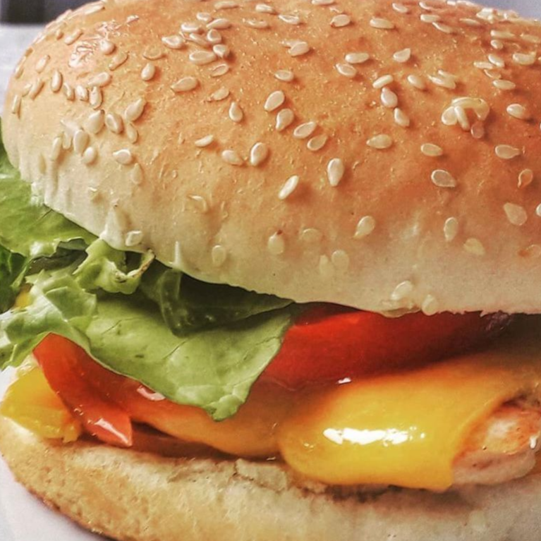 Hamburguesa Sencilla de pollo