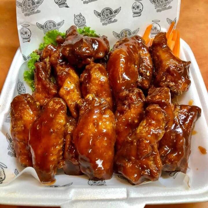 30 Alitas Fritas Bañada en Guajillo Limón