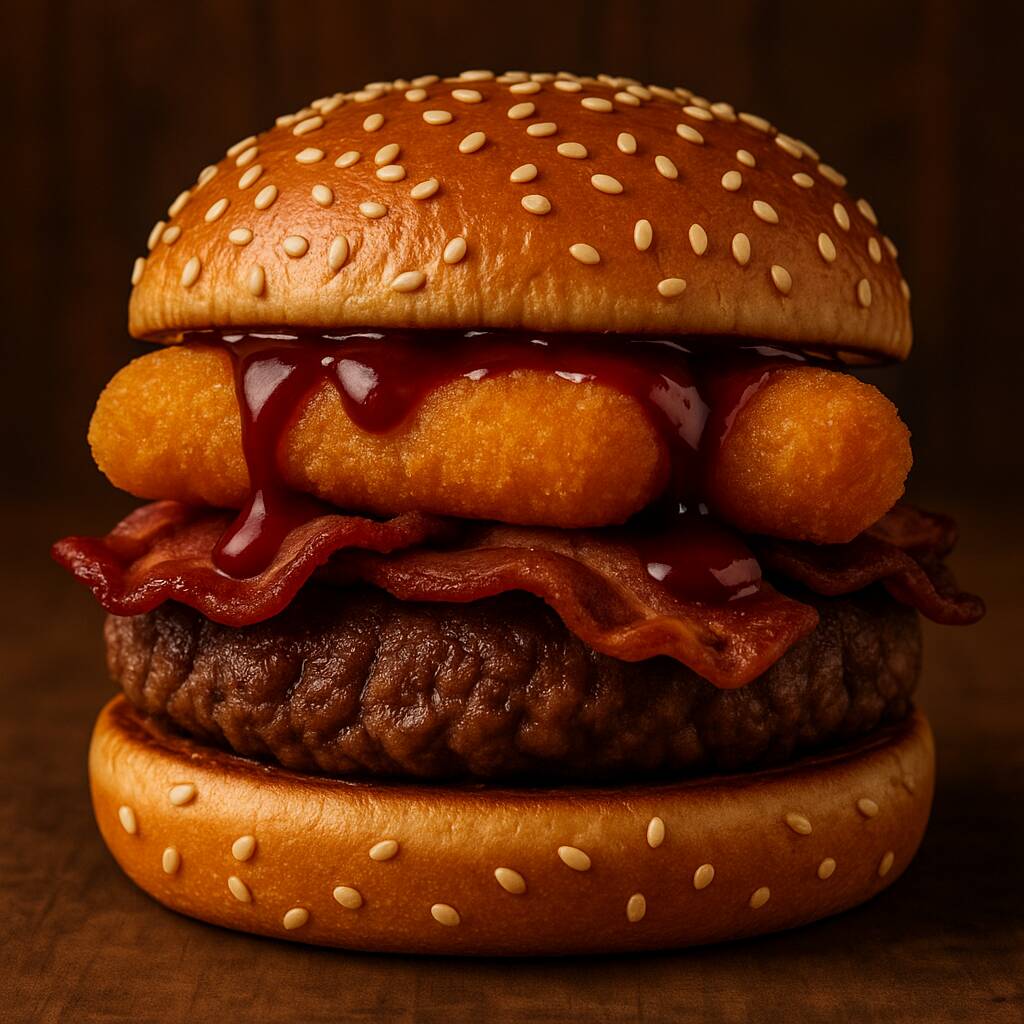 cheese and bacon fingers
