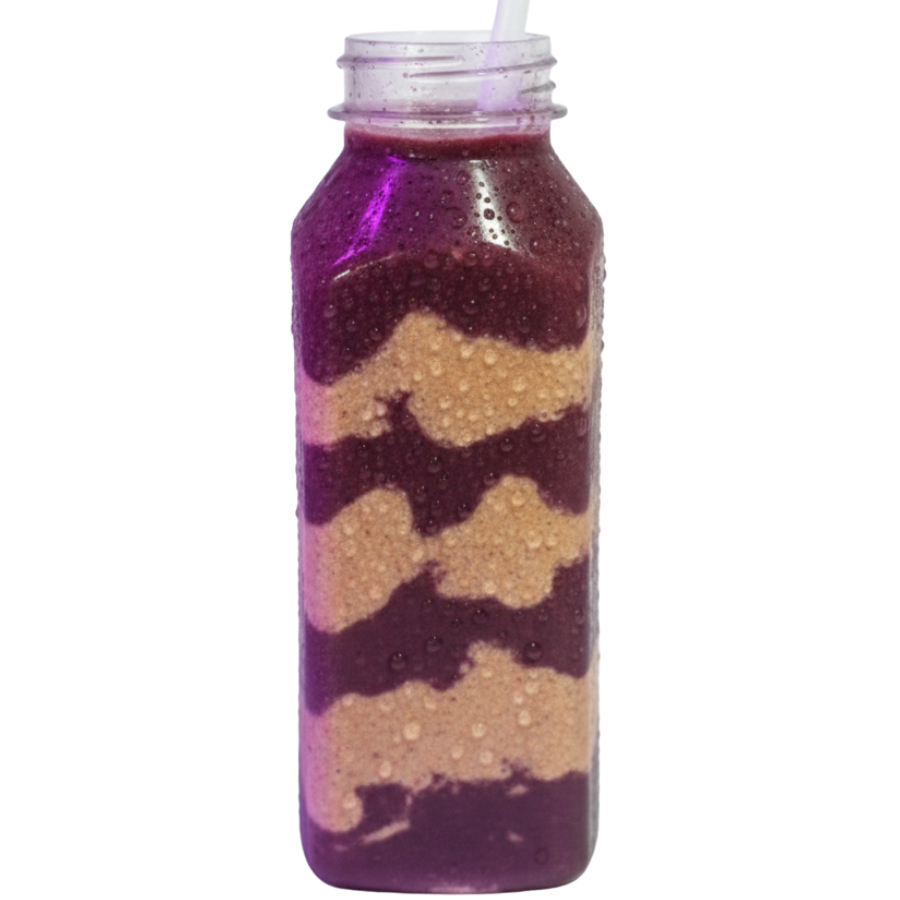 500 ML - Açaí, leite, leite Condensado, Paçoca Moida, Creme de Amendoim