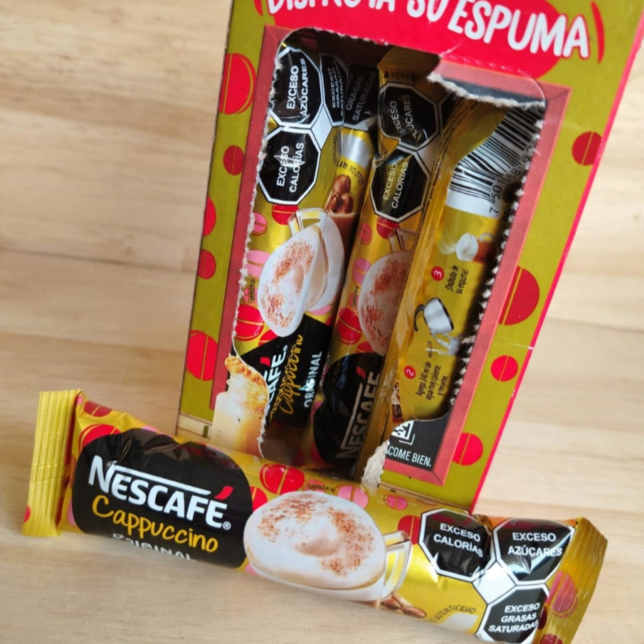 Sobre de Nescafe capuchino original 20g