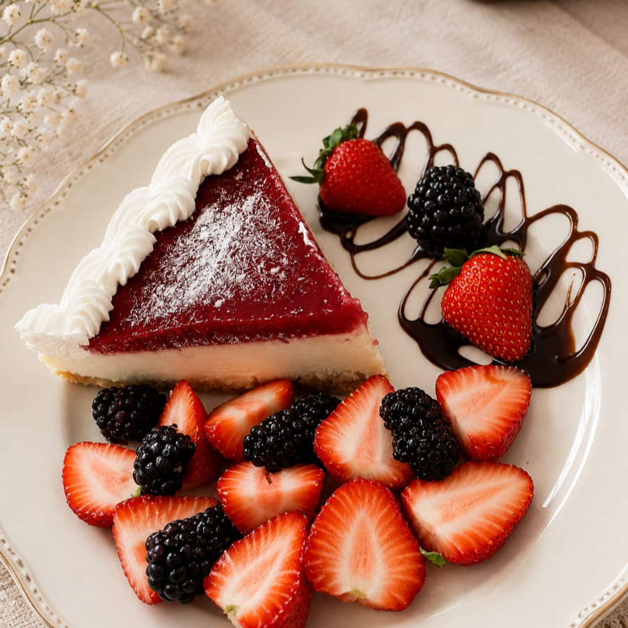 Cheesecake de zarsamora