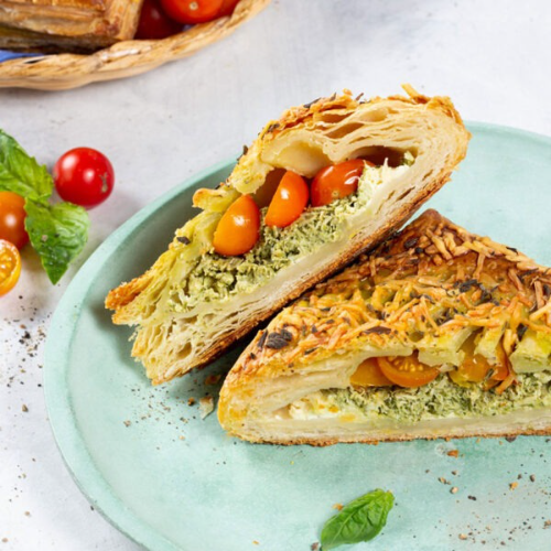 Pastel Pollo al Pesto Mediano