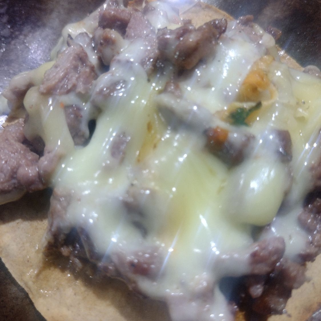 Taco al Pastor Tortilla de Maíz con Queso