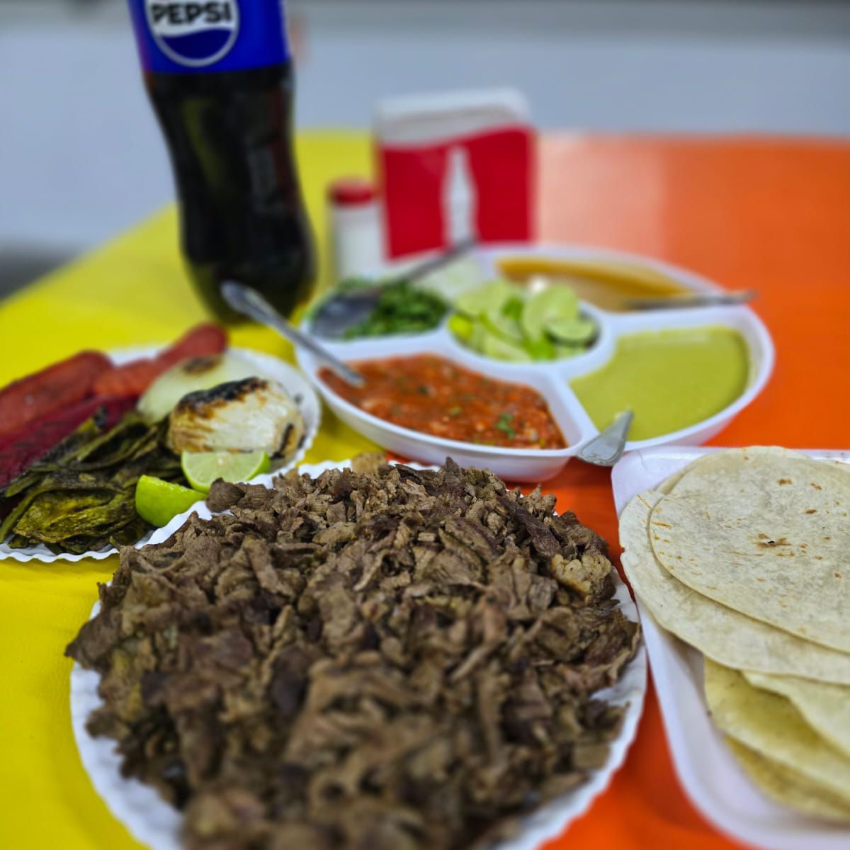 Plato chico de carne asada