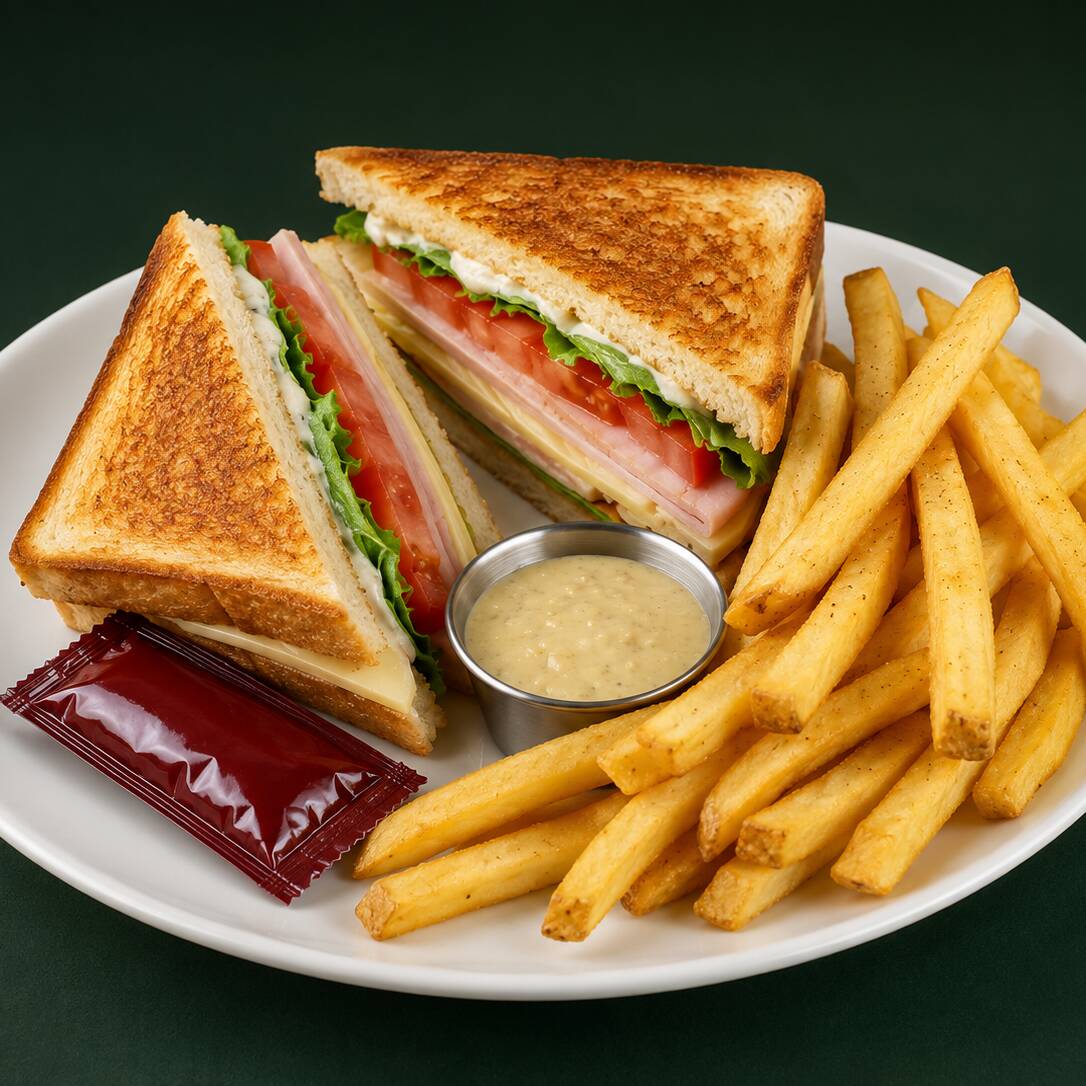 Sándwich de Jamón y Queso