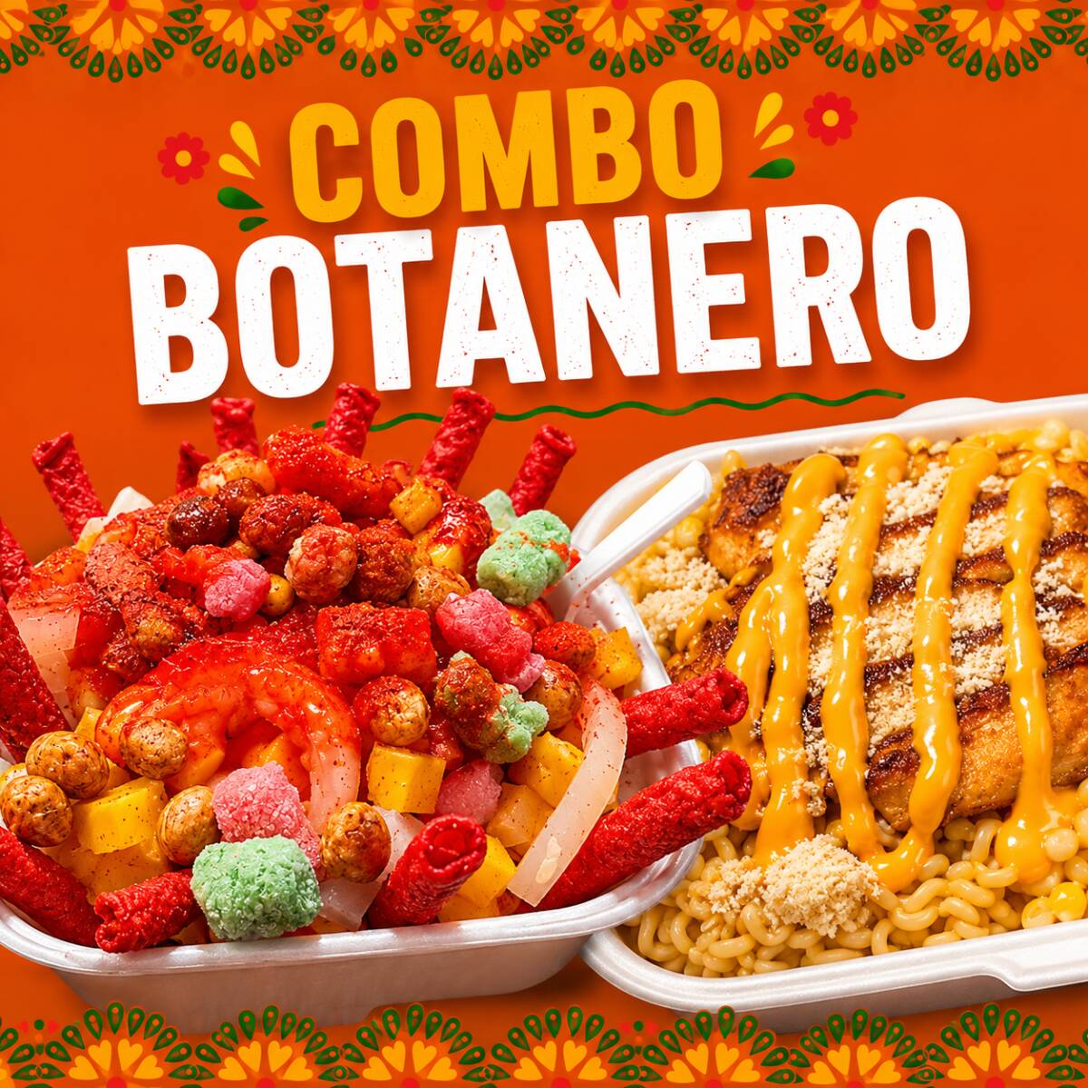 Combo Botanero: Ramen+Charola Loca
