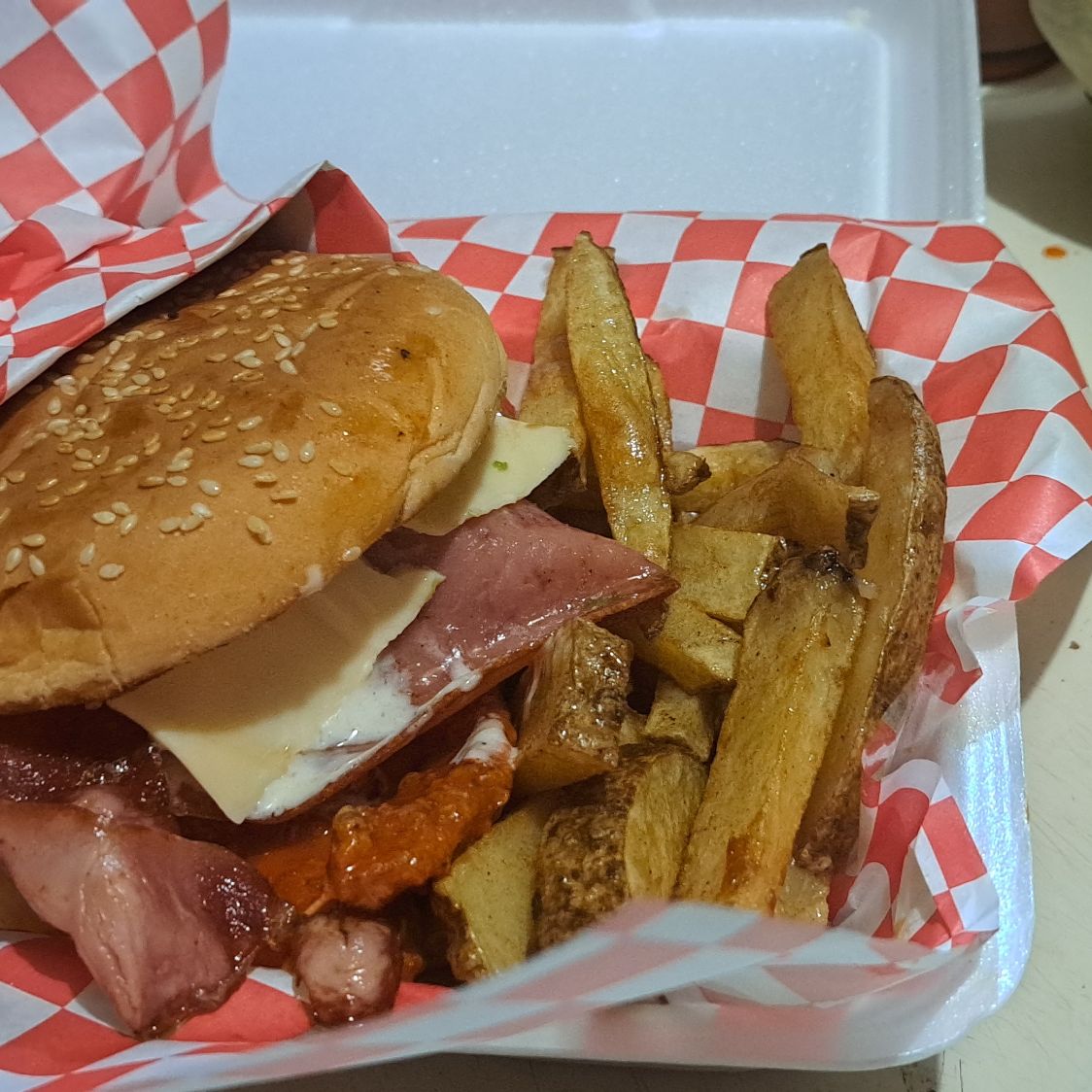 Hamburguesa Chiken Hawain