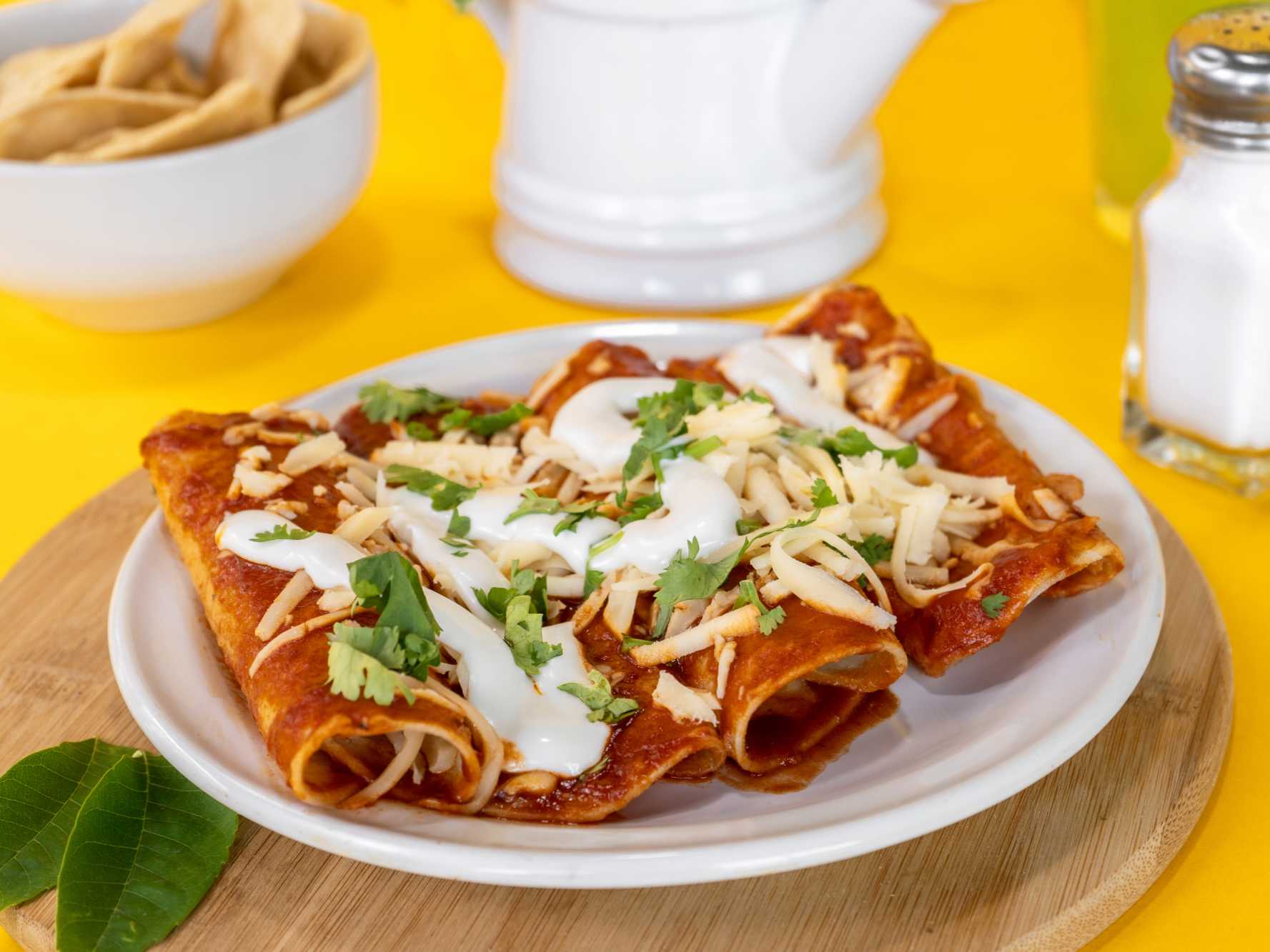Enchiladas rojas