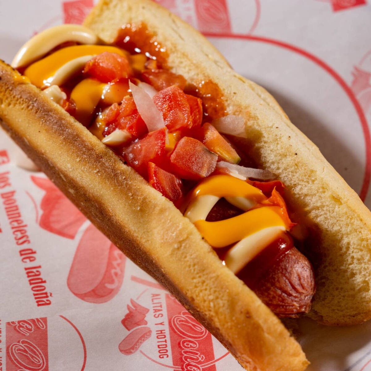 Hot Dog Sencillo con papas