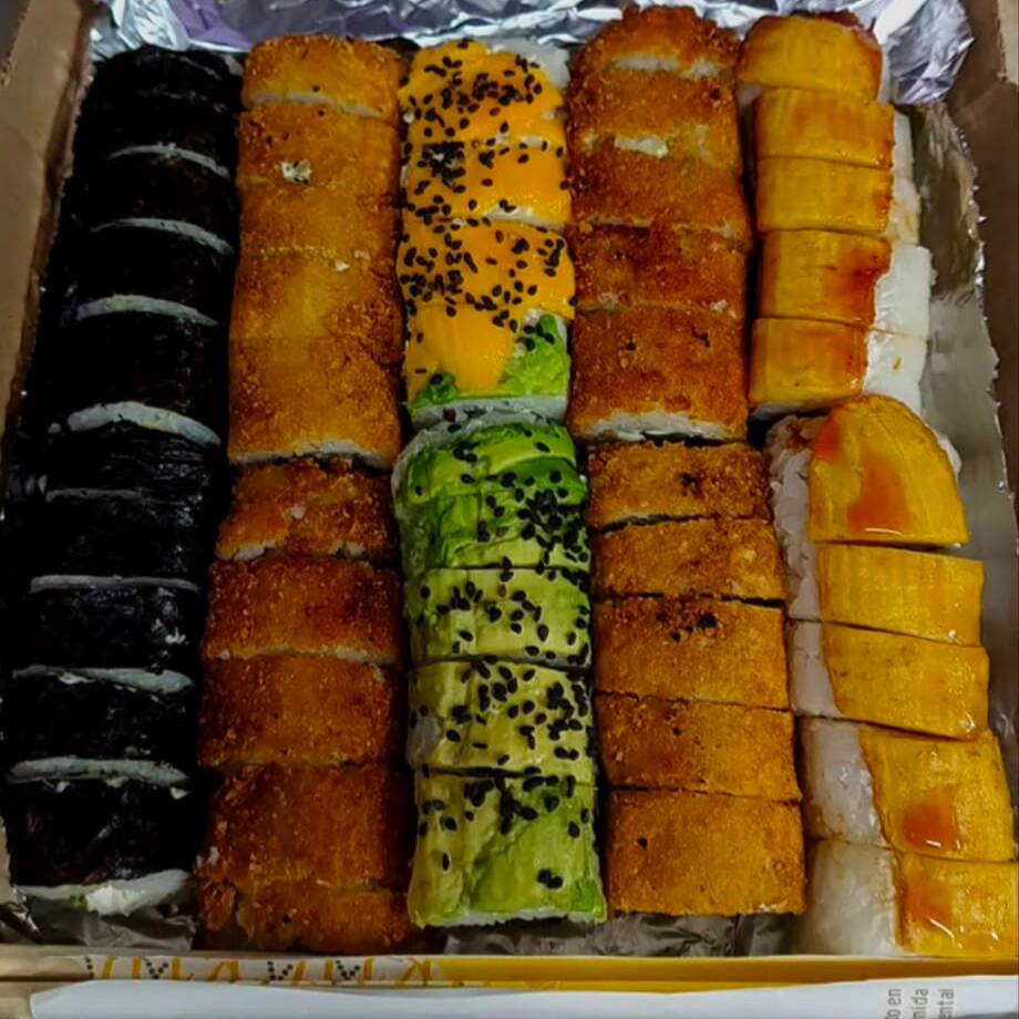 Caja sushi 50 pzs