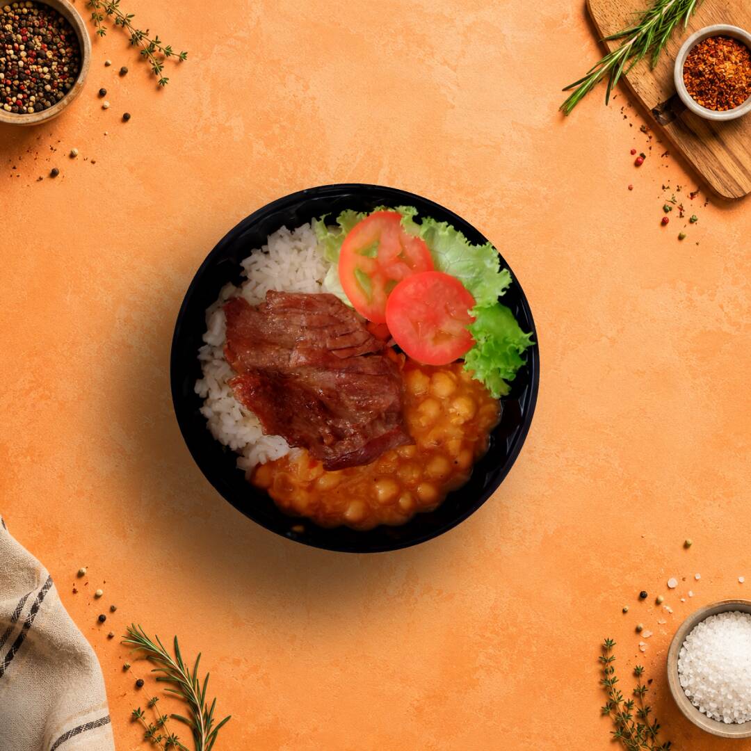 Mini Almuerzo Big Mom Con Carne Asada