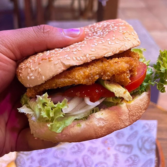 Hamburguesa de Pollo 🐓