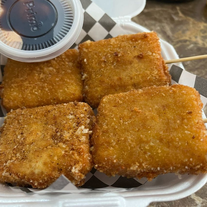 Kushiage de Queso