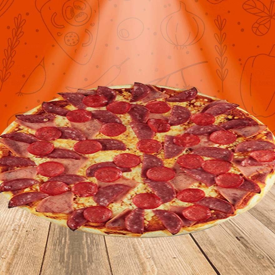Pizza Familiar Carnes Frias
